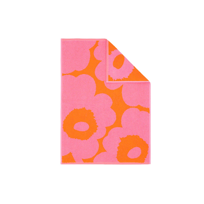 Unikko Käsipyyhe 50x70 cm, Pinkki / Oranssi