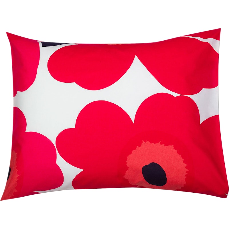 Unikko Tyynynpäällinen 50x70 cm, Punainen / Valkoinen