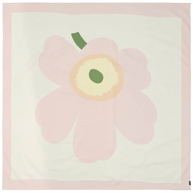 Unikko Pöytäliina 140x140 cm, Pinkki