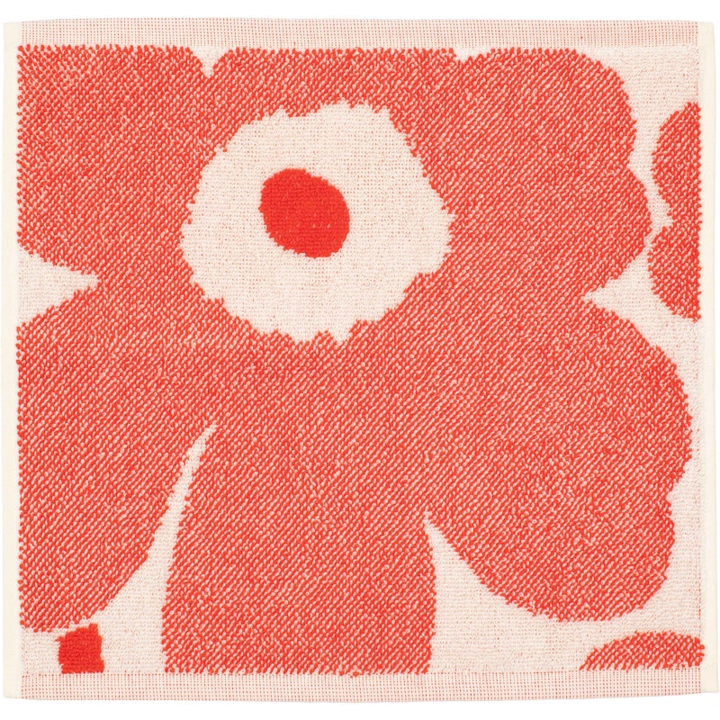 Unikko Kasvopyyhe 32x32 cm, Orange Red