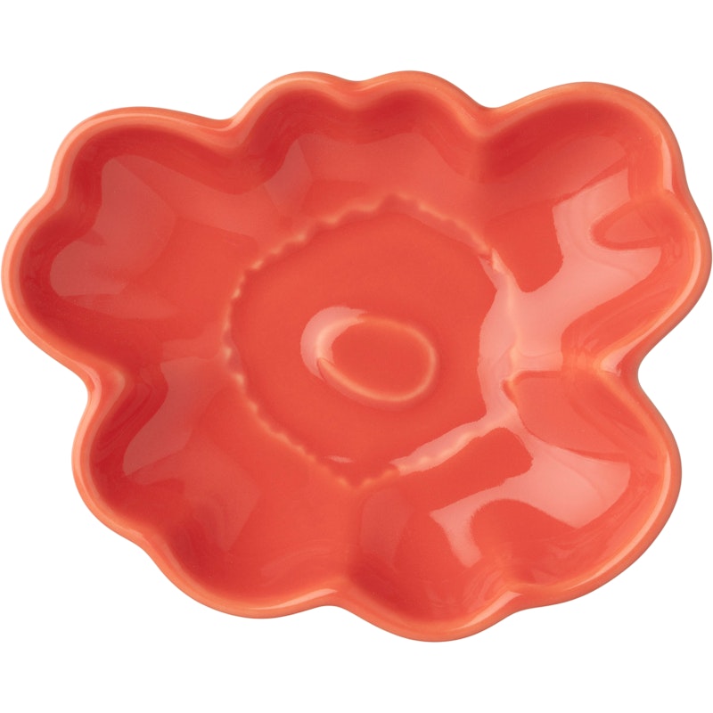 Unikko Shape Lautanen 9,5 cm, Orange Red
