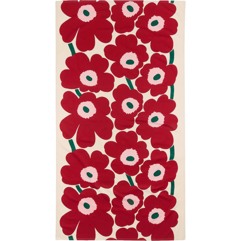 Unikko Pöytäliina 135x250 cm, Cranberry / Pinkki