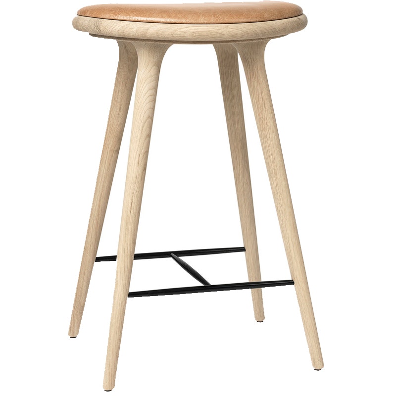 High Stool Jakkara 69 cm, Saippuoitu Tammi