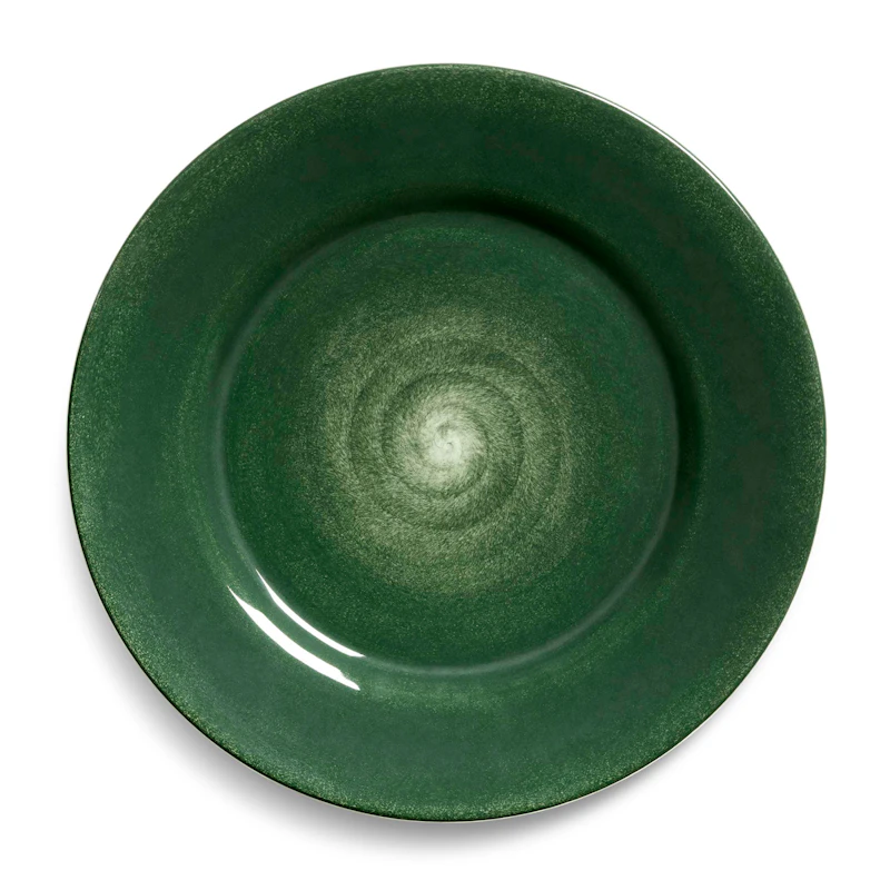 Basic Lautanen 25 cm, Metsänvihreä