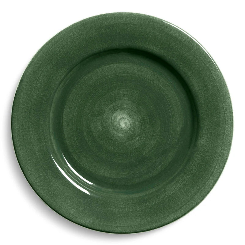 Basic Lautanen 28 cm, Metsänvihreä