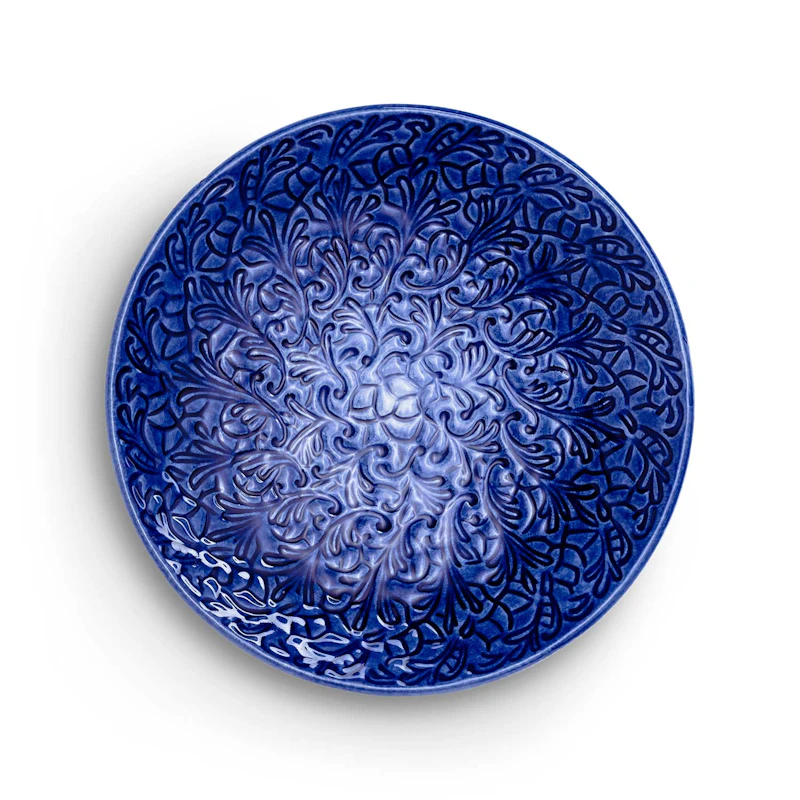 Lace Lautanen Ø20cm, Sininen