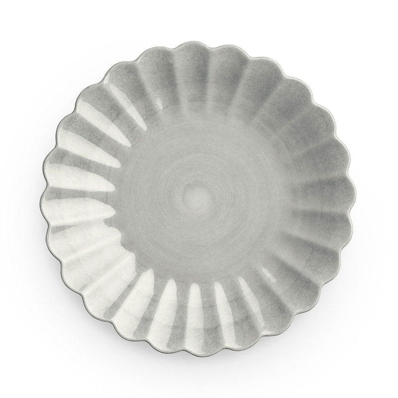 Oyster Lautanen, Harmaa 20 cm