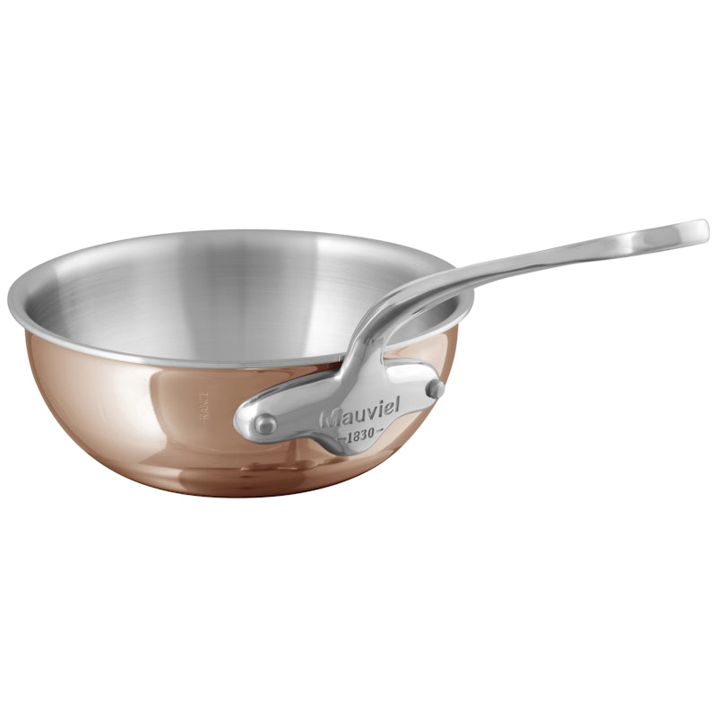 M'6s Sauté-Pannu 3,2L Pyöristetty, Kupari / Teräksenharmaa