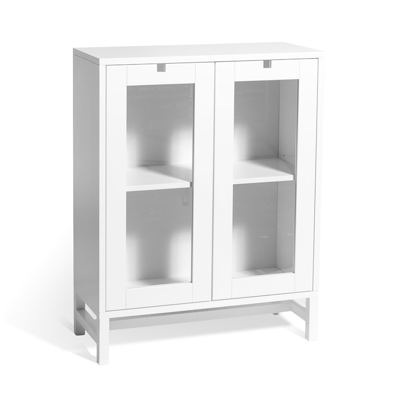 Falsterbo Vitriinikaappi, 90 cm, White Lacquer