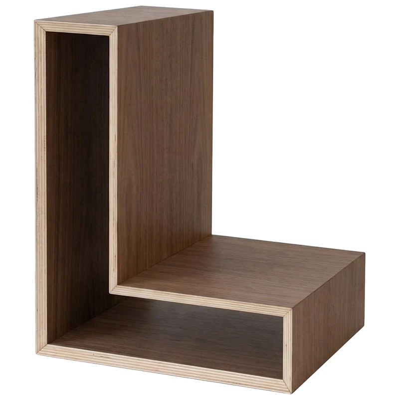 L-shelf Seinähylly, Saksanpähkinä