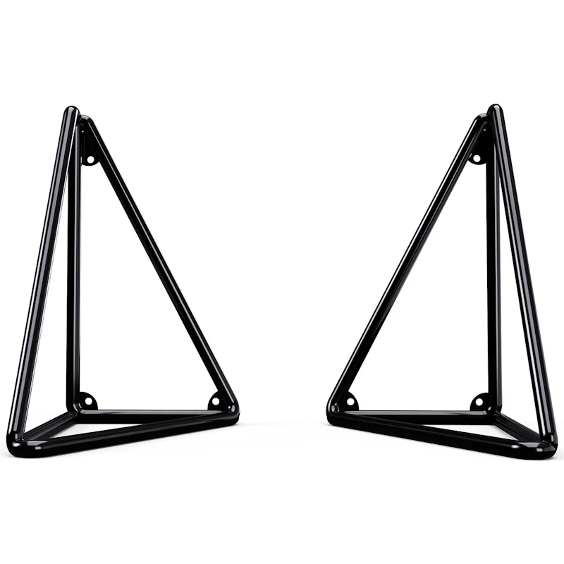 Phatagoras Hyllynkannattimet 2 kpl:n pakkaus, Ink Black