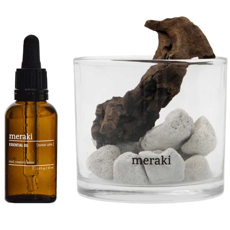 Lavastone & wood Herbal calm Diffuusori 30 ml, Valkoinen