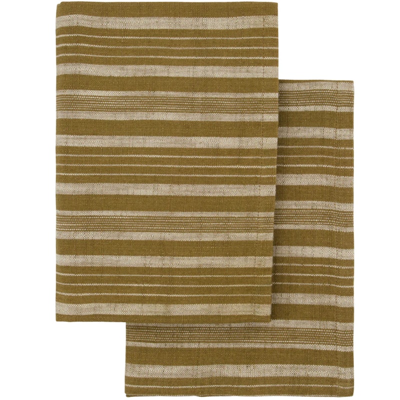 Keittiöpyyhe 50x70 cm 2 kpl:n pakkaus, Oliivinvihreä