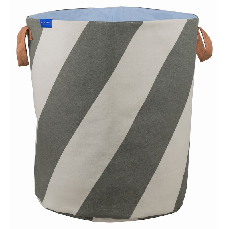 Diagonal Pyykkikori, Hiekanvärinen / Oliivinvihreä