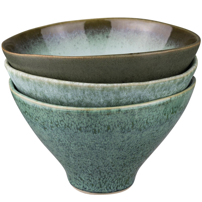 Elements Kulho Ø15.5 cm 3 kpl:n pakkaus, Vihreä