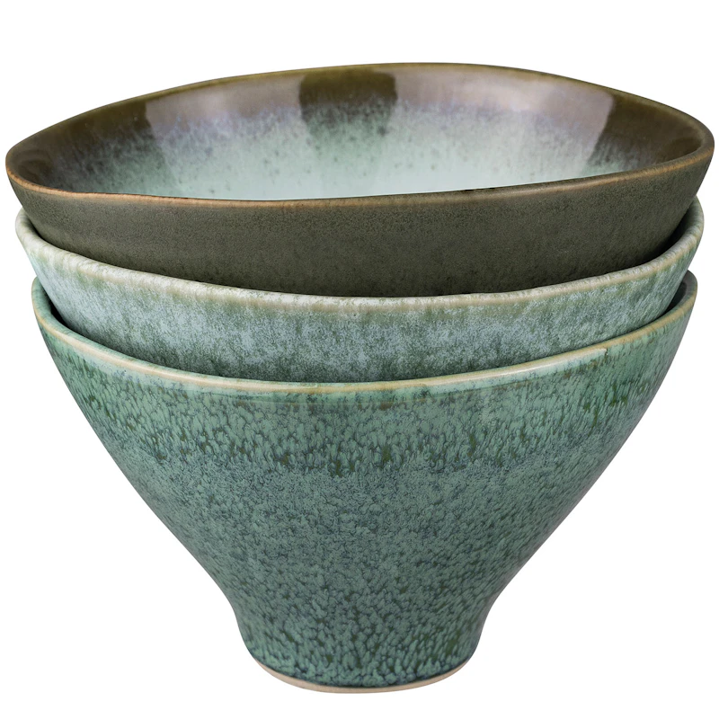 Elements Kulho Ø15.5 cm 3 kpl:n pakkaus, Vihreä