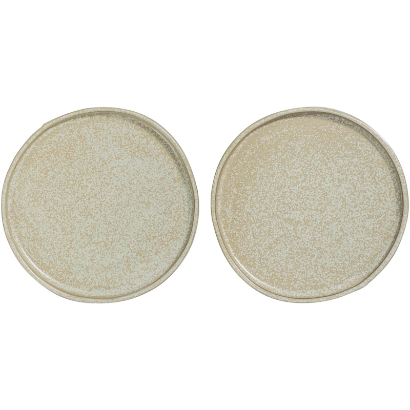 SAND GRAIN Lautanen 2 kpl:n pakkaus, Straw