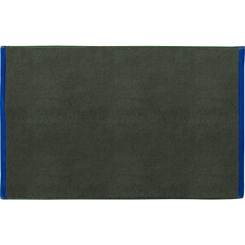 Soft Kylpyhuonematto 50x80 cm, Vaaleansininen / Oliivinvihreä