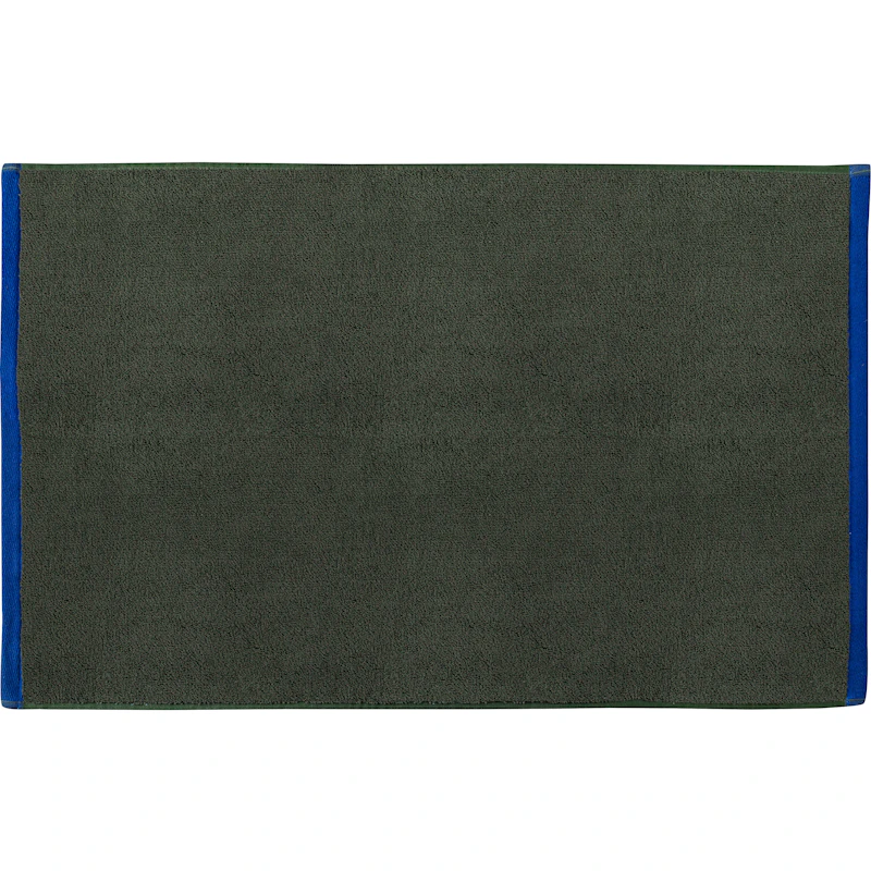 Soft Kylpyhuonematto 50x80 cm, Vaaleansininen / Oliivinvihreä