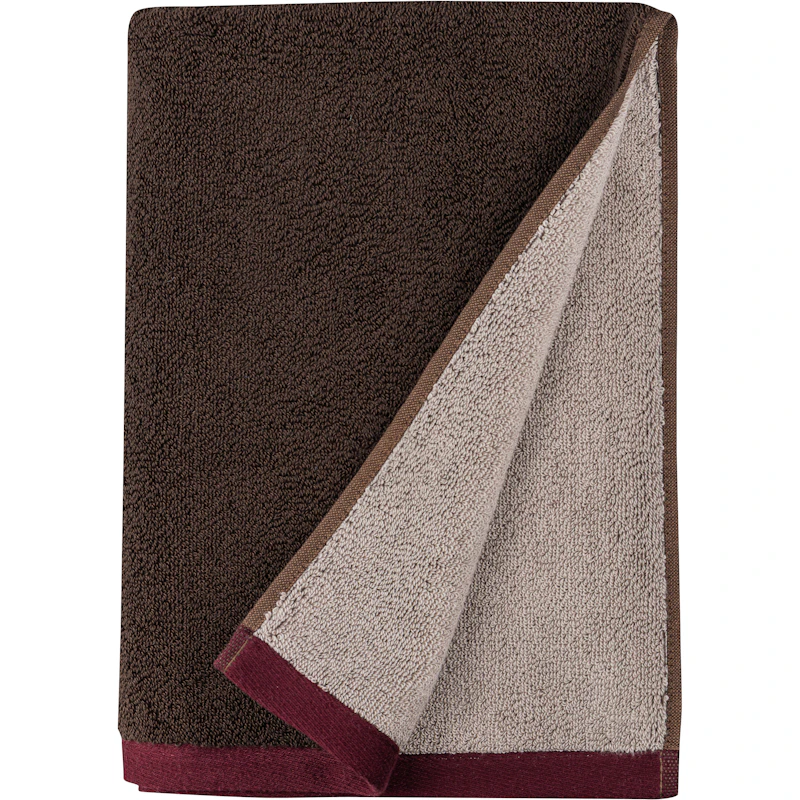 Soft Vieraspyyhe 40x55 cm 2 kpl:n pakkaus, Ruskea / Hiekanvärinen