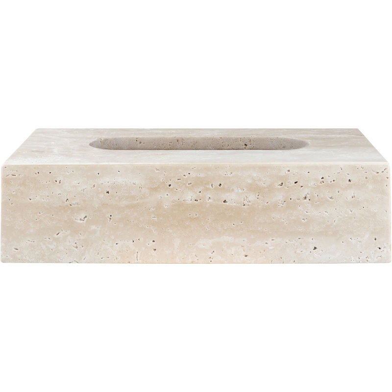 Travertine Nenäliinalaatikko