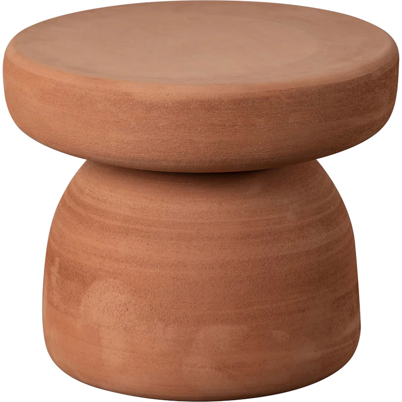 Tototo Side Table Ø50, Terracotta