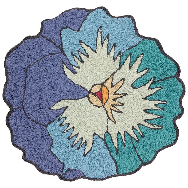 Parma Kylpyhuonematto 80 cm, Turkoosi