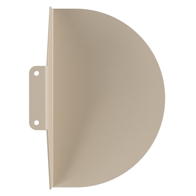 Yöpöytä Puolikuun Muotoinen, Hiekanvärinen