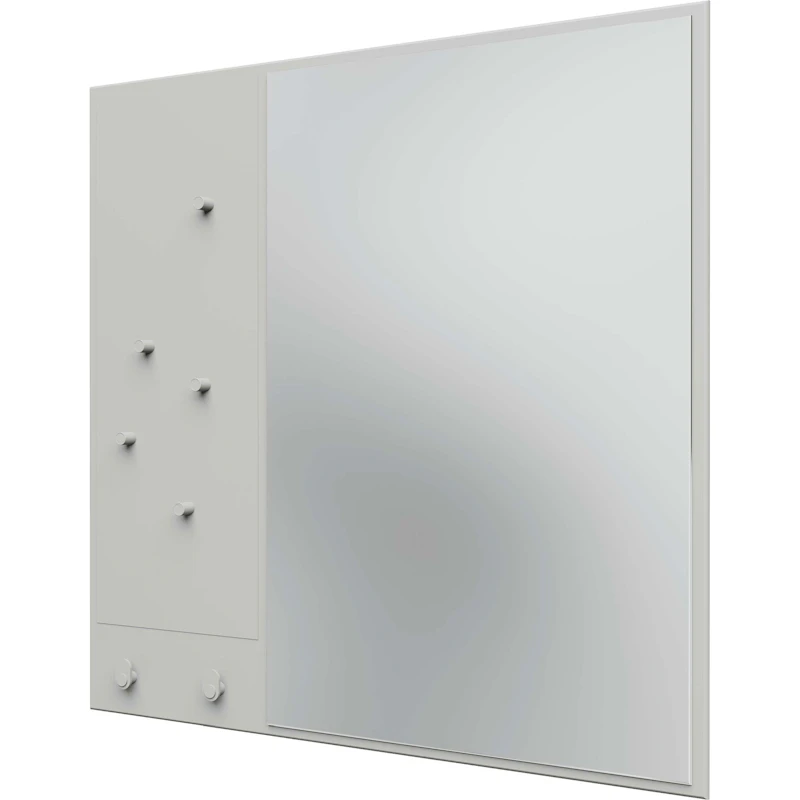 Memo Wall Mirror With Notice Board, Nordic