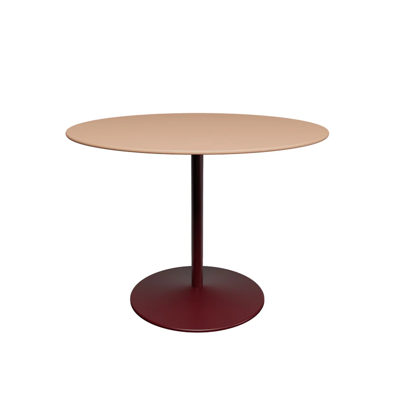 Panton Kahvila- ja ruokapöytä Ø100 cm, 4003 Forbo Walnut Linoleum