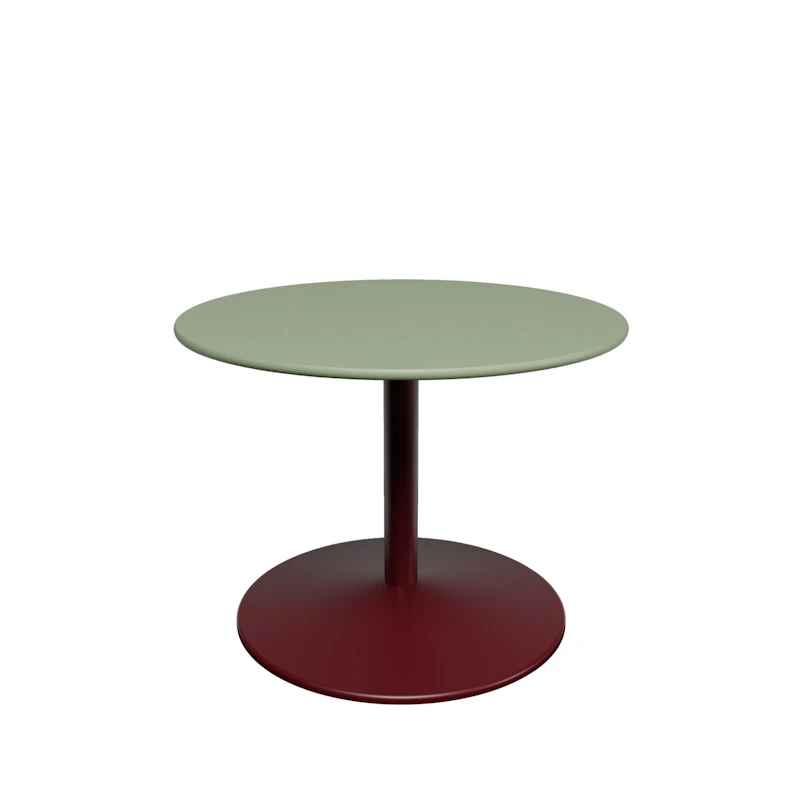 Panton Sohvapöytä Ø60 cm, 4184 Forbo Olive Linoleum