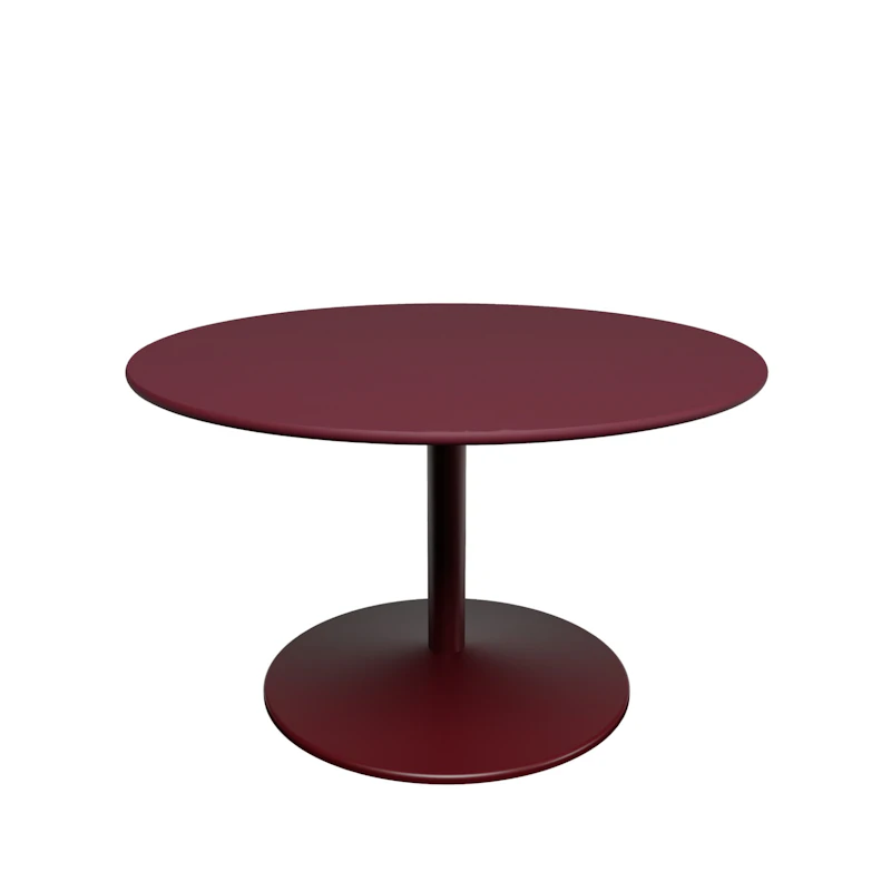 Panton Sohvapöytä Ø75 cm, 4154 Forbo Burgundy Linoleum