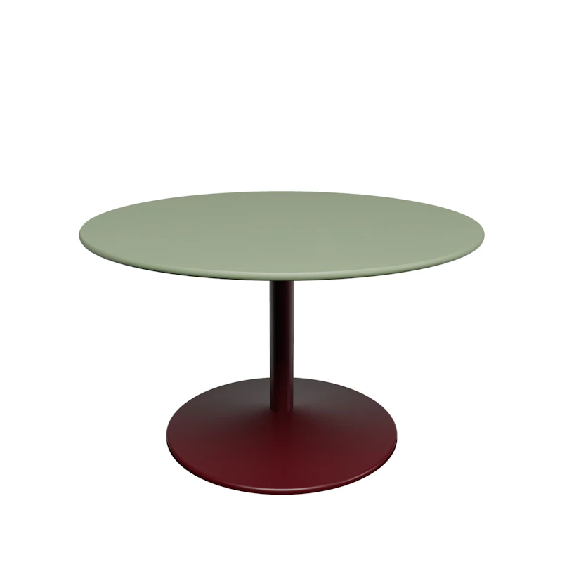 Panton Sohvapöytä Ø75 cm, 4184 Forbo Olive Linoleum