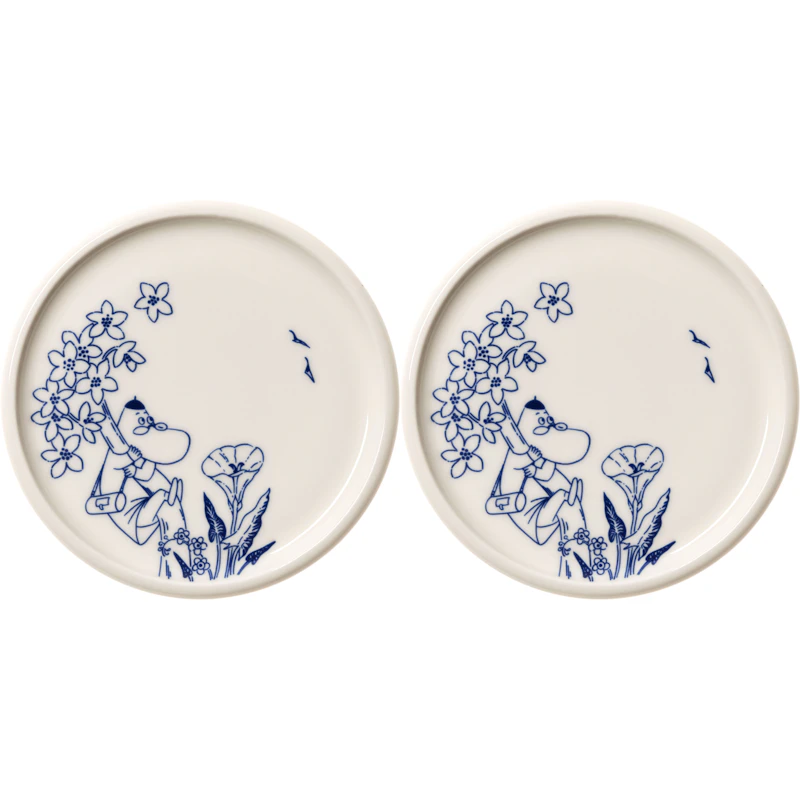 Moomin Minilautanen 12 cm 2 kpl:n pakkaus Haru