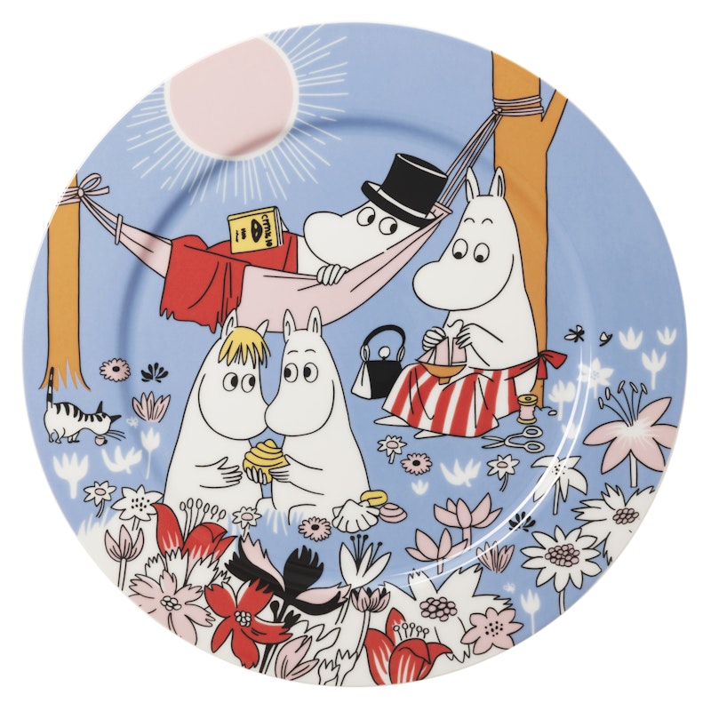 Moomin Tarjoiluastia 30 cm Family Time, Sininen