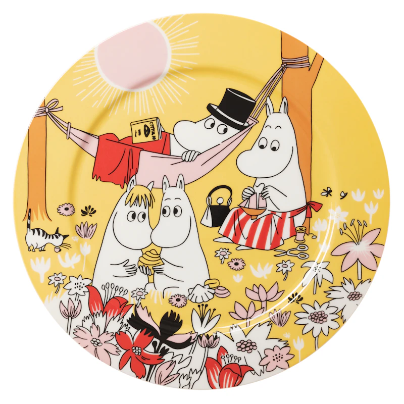Moomin Tarjoiluastia 30 cm Family Time, Keltainen