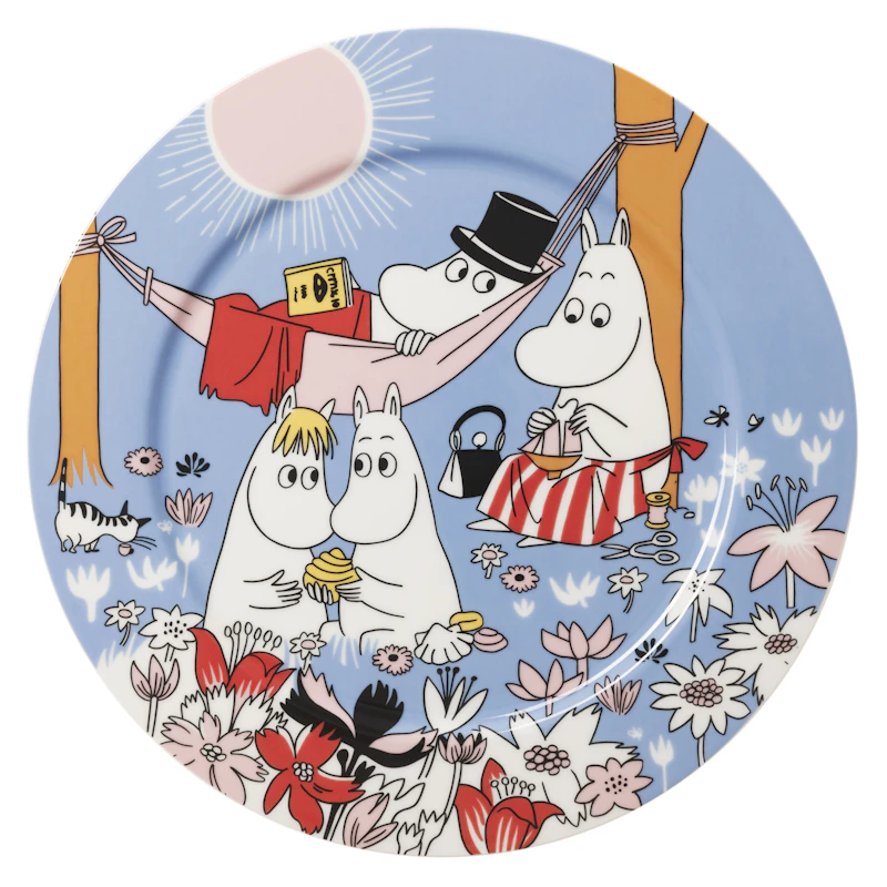 Moomin Tarjoiluastia 30 cm Family Time, Sininen