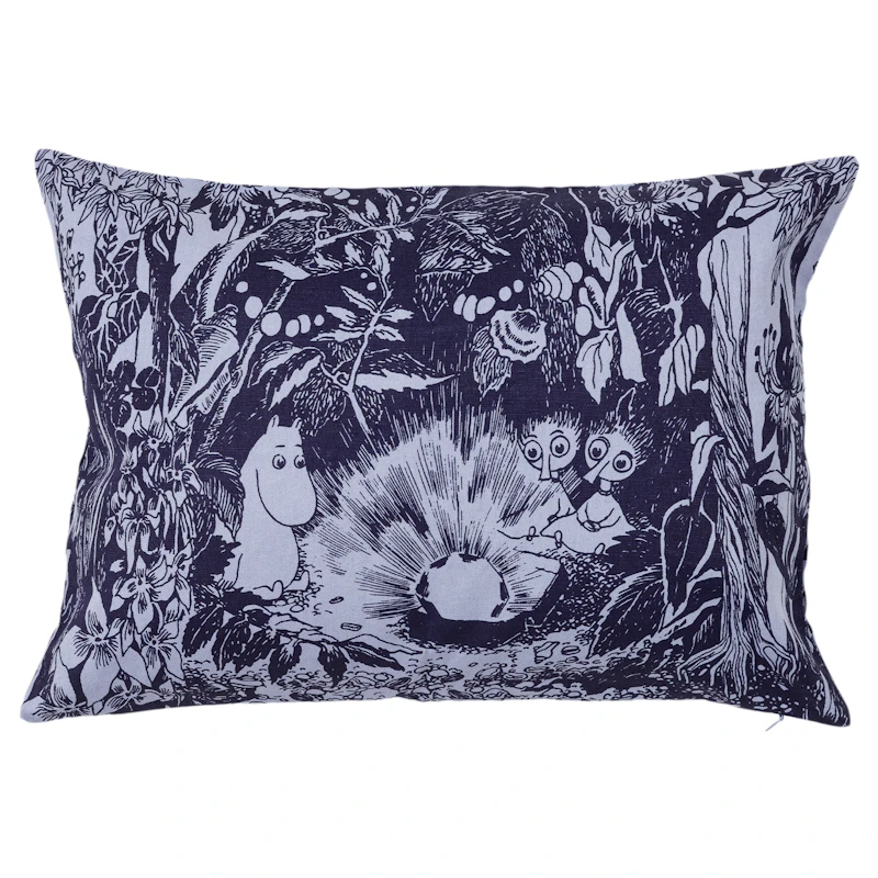 Moomin Tyynynpäällinen Mystiikan metsä 40x58 cm, Sininen