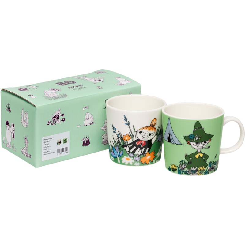 Muumi Muki Little My & Snufkin 30 cl 2 kpl:n pakkaus