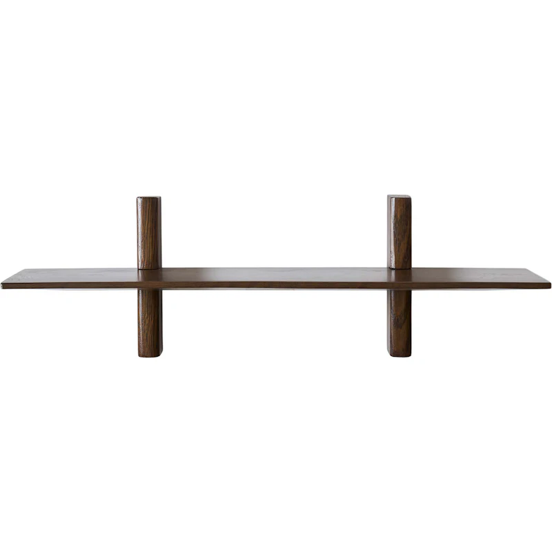 Noir Hylly Yksittäinen 50 cm, Tummaksi Petsattu