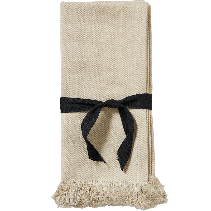 Umami Servetti 45x45 cm 2 kpl:n pakkaus, Harmaa / Hiekanvärinen