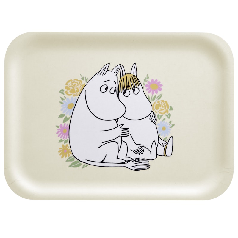 Moomin Flowers 20x27cm Tarjotin
