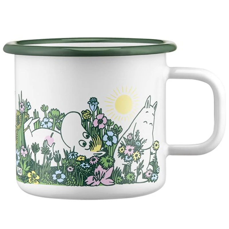 Moomin In the garden Emalimuki 37 cl