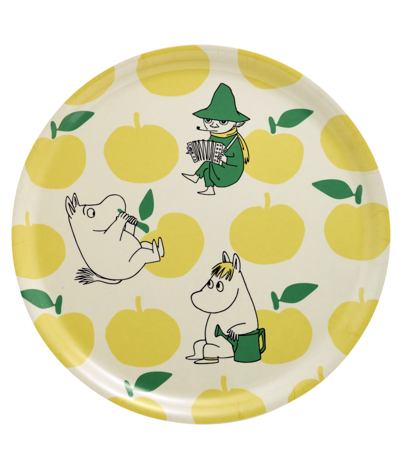 Moomin Joyfull Apples Tarjotin Ø35 cm