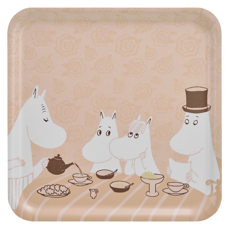 Muumi Tarjotin 33x33 cm, Coffee Time
