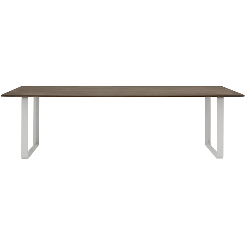 70/70 Pöytä 255x108 cm, Massiivisavutammi / Harmaa