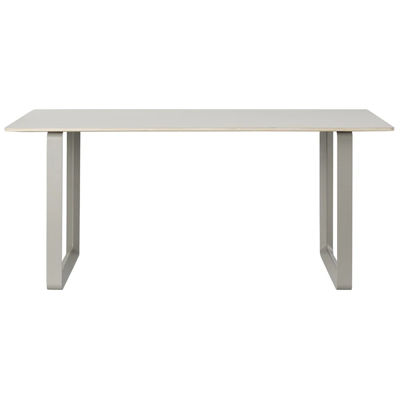 70/70 Pöytä 85x170 cm, Linoleumi Harmaa / Harmaa