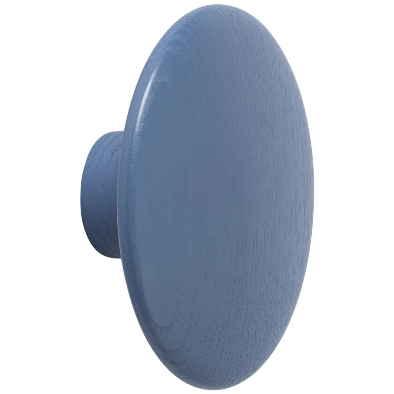 Dots Koukku Puu Ø13 cm, Pale Blue