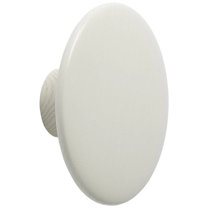 Dots Koukku Puu Ø13 cm, Luonnonvalkoinen