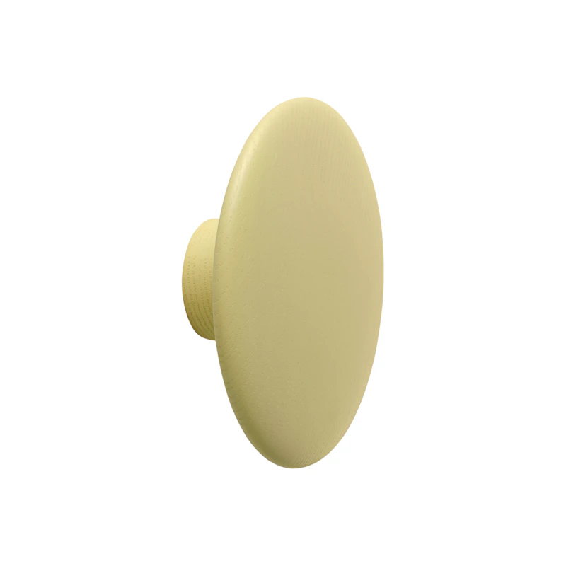 Dots Koukku Puu halkaisija 13 cm, Yellow Beige